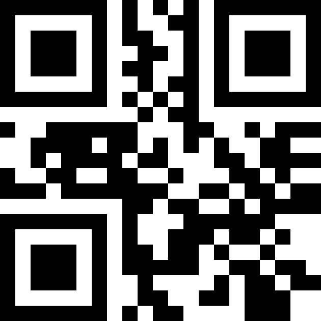 Negru clasic QR template preview